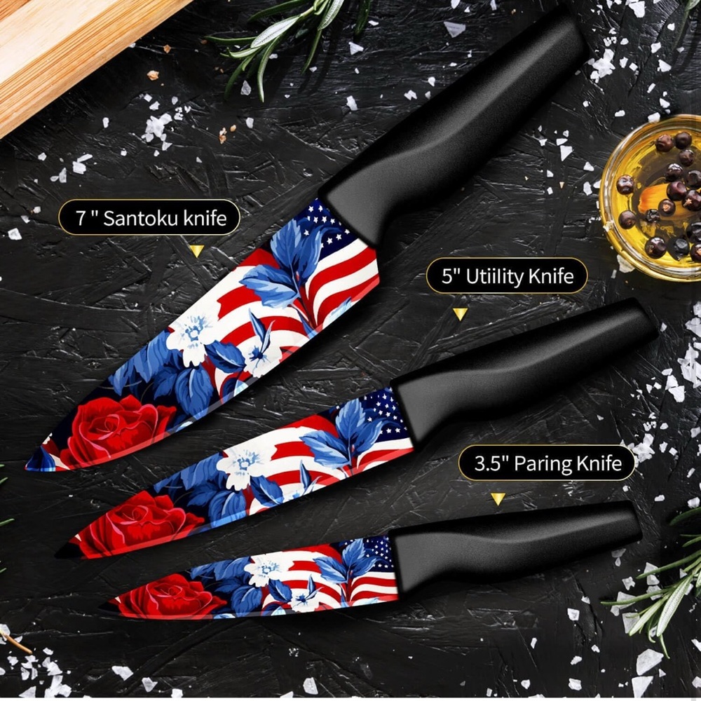 Brand New Choway Knife Set, 6-Piece Stainless Steel, Dishwasher Safe